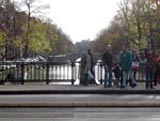 People On A Bridge